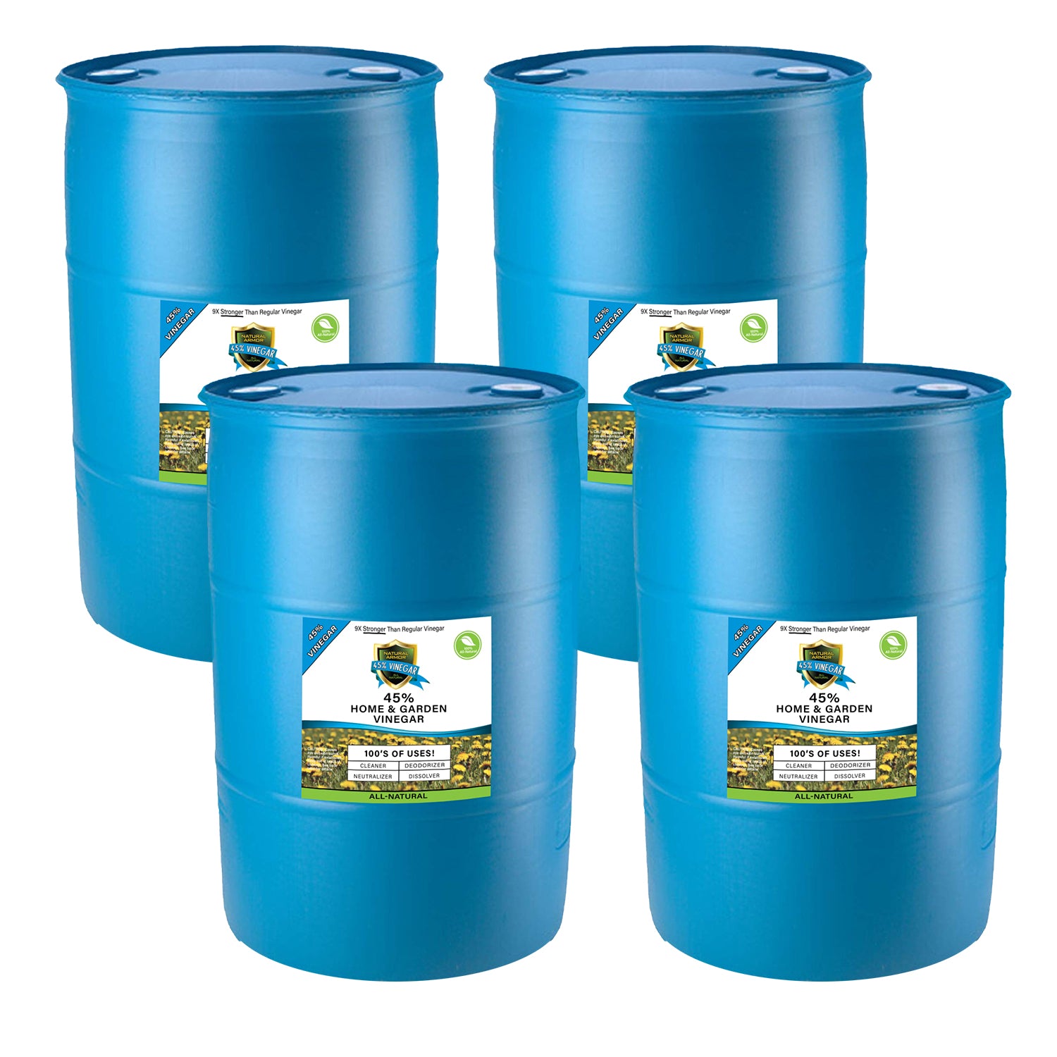 45% Vinegar - (4) 55 GALLON DRUMS - FREE SHIPPING