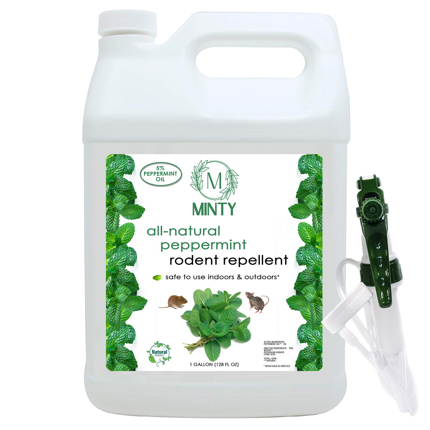 SUAVEC Rodent Repellent Mouse Repellent Peppermint Outdoor Mint